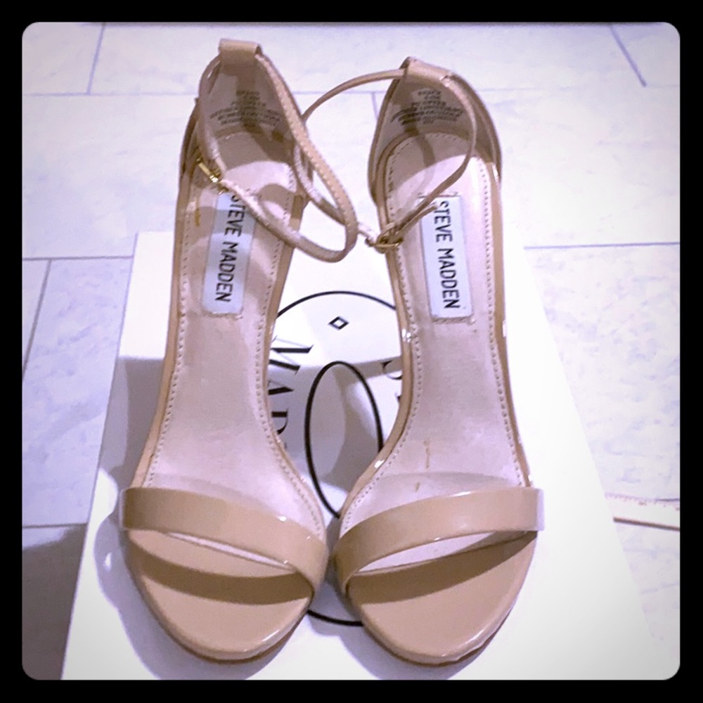 Steve Madden Stecy Blush patten sheels